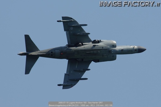 2005-07-15 Lugano Airshow 193 - Sea Harrier GR7